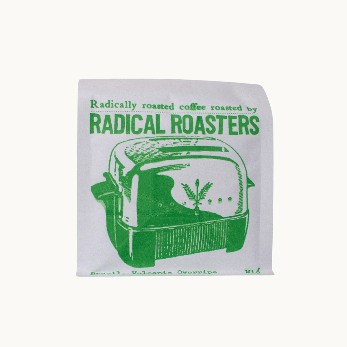 brazil, mio - volcanic over-ripe coffee by radical roasters coffee roasters