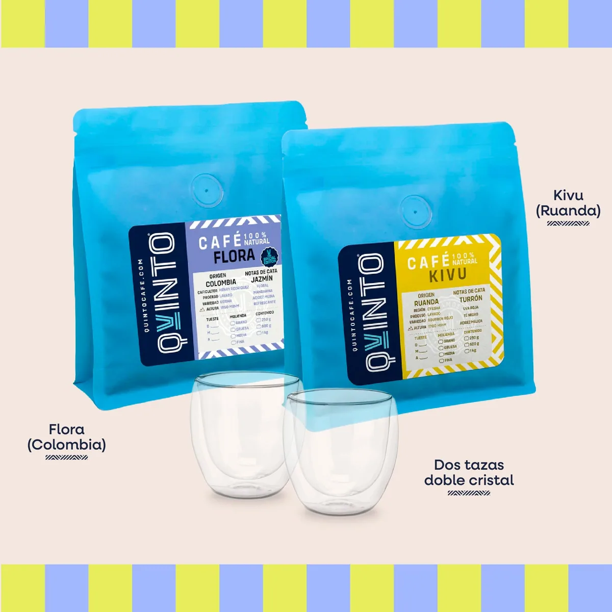 pack día de la madre – café de especialidad para compartir coffee by quinto café
