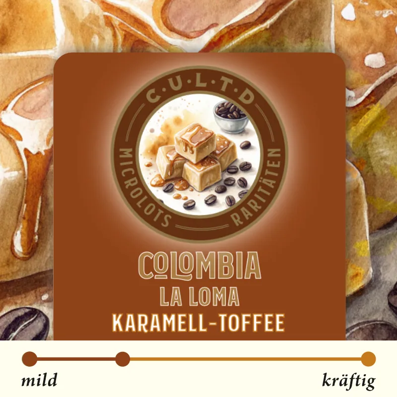 colombia la loma karamell toffee coffee by kaffeerösterei coffee unlimited