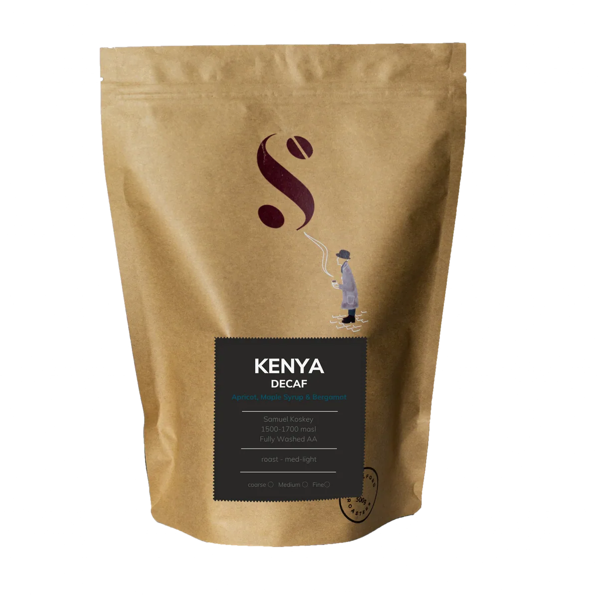 kenya decaf (kericho county) sugar cane process coffee by salford roasters