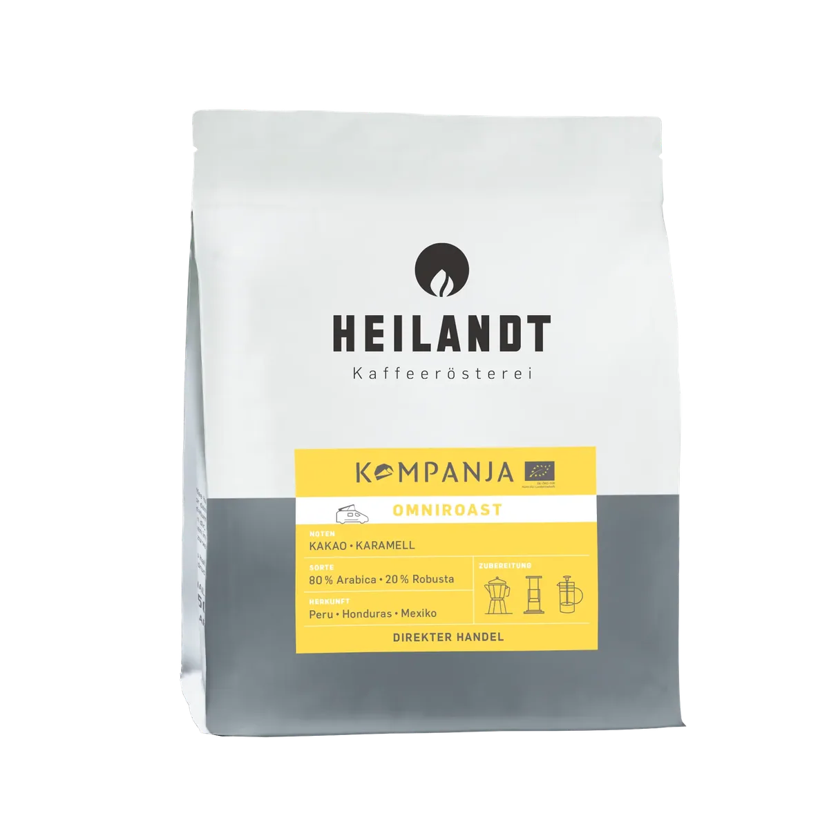 kompanja kaffee - peru + honduras coffee by heilandt coffee roasters & café
