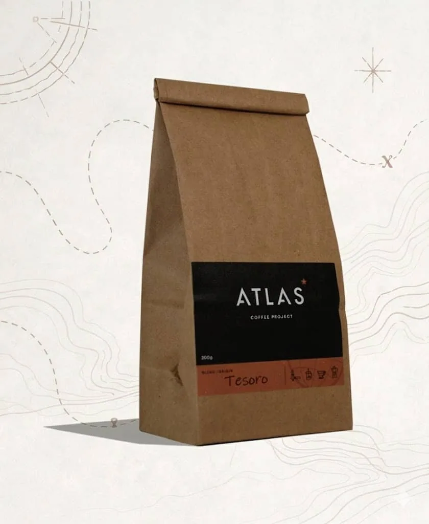 tesoro blend - colombia + brazil + guatemala coffee by atlas power coffee