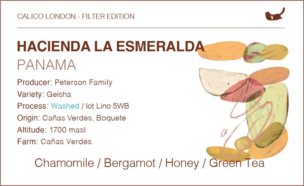 panama hacienda la esmeralda geisha - washed coffee by calico coffee