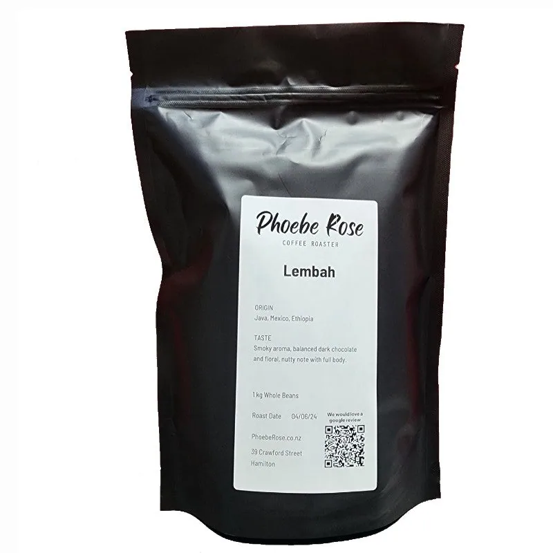 lembah blend - ethiopia + indonesia coffee by phoebe rose coffee roaster