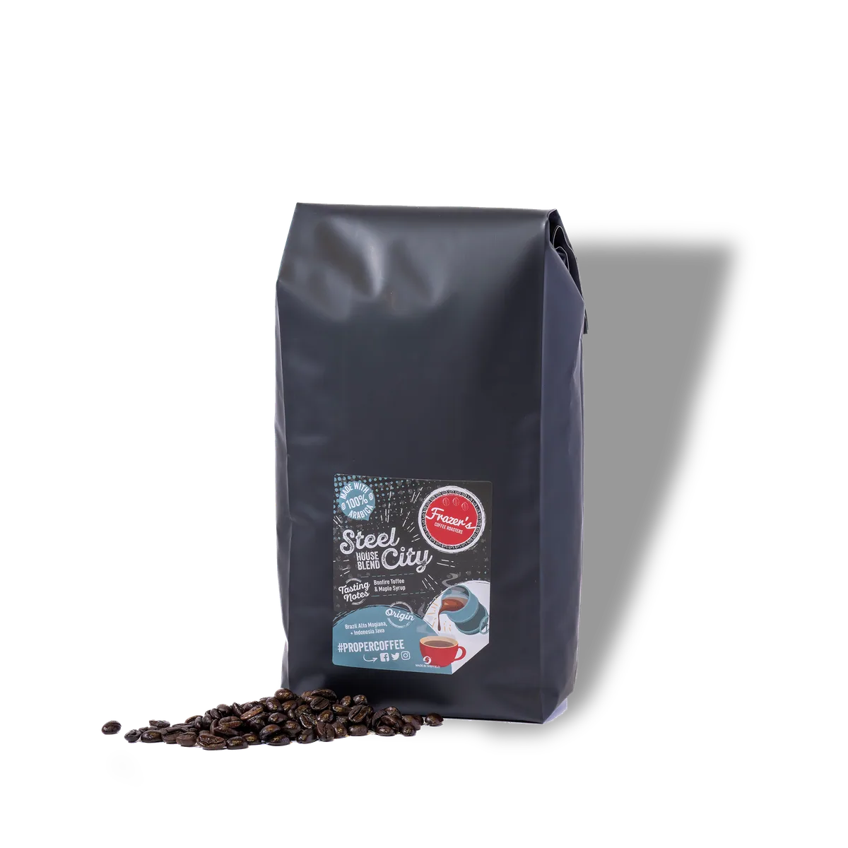 steel city blend coffee by frazer's coffee roasters