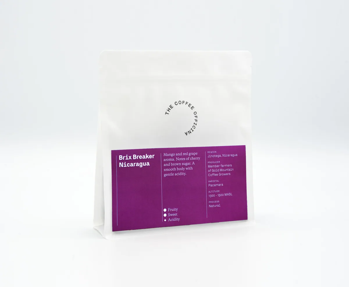 brix breaker nicaragua coffee by the coffee officina