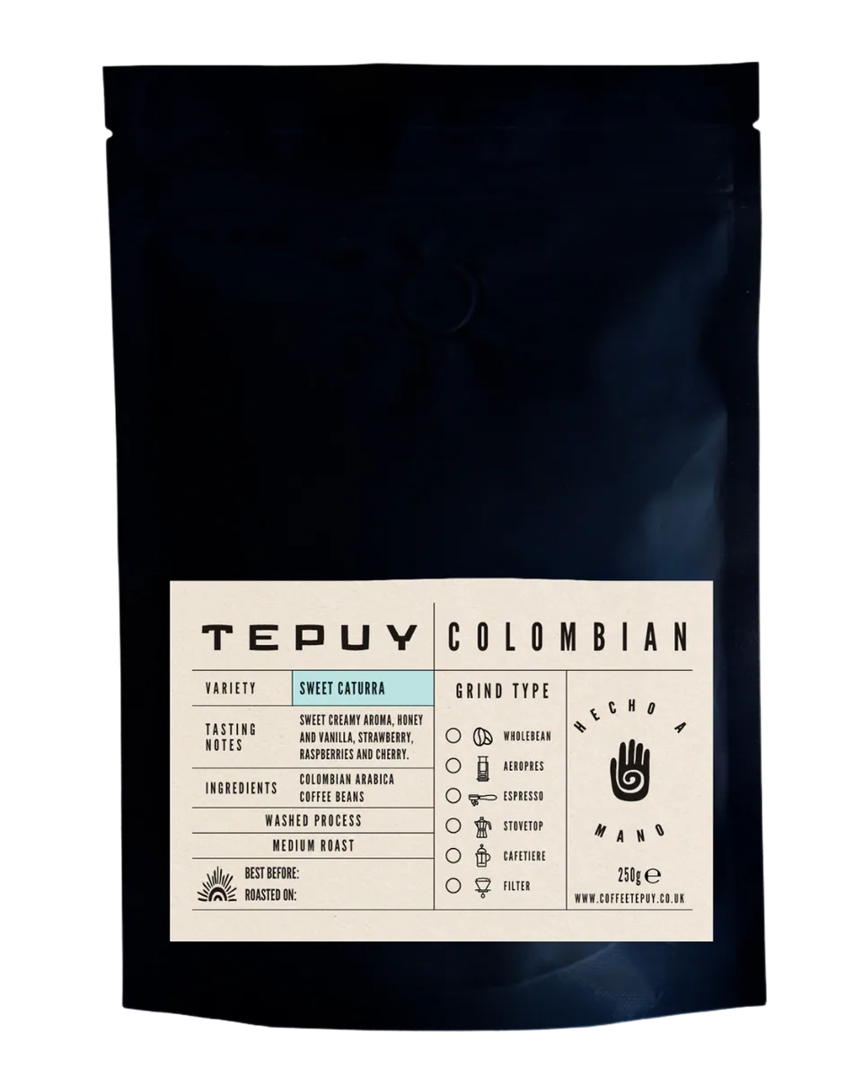 coffee tepuy sweet caturra coffee by coffee tepuy | cafe | specialty colombian coffee shop in edinburgh uk