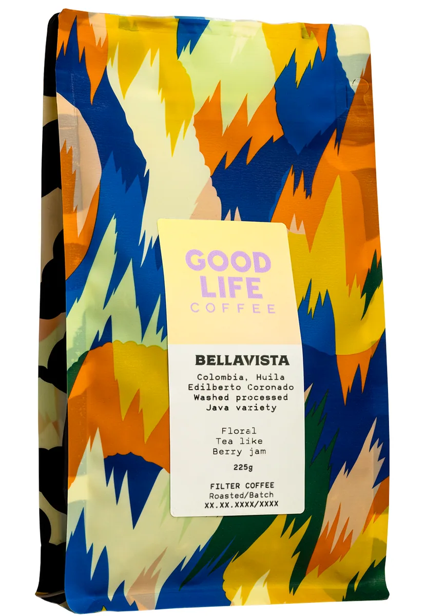 bellavista, java, kolumbia - suodatinkahvi - indonesia coffee by good life coffee roasters