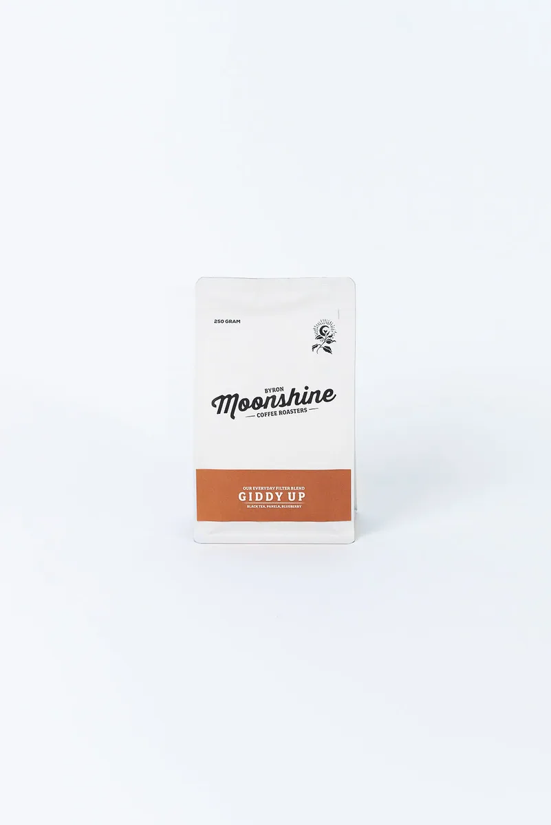 giddy up! filter blend coffee by moonshine coffee roasters