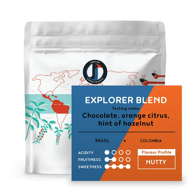 explorer blend coffee by jericho coffee traders roastery