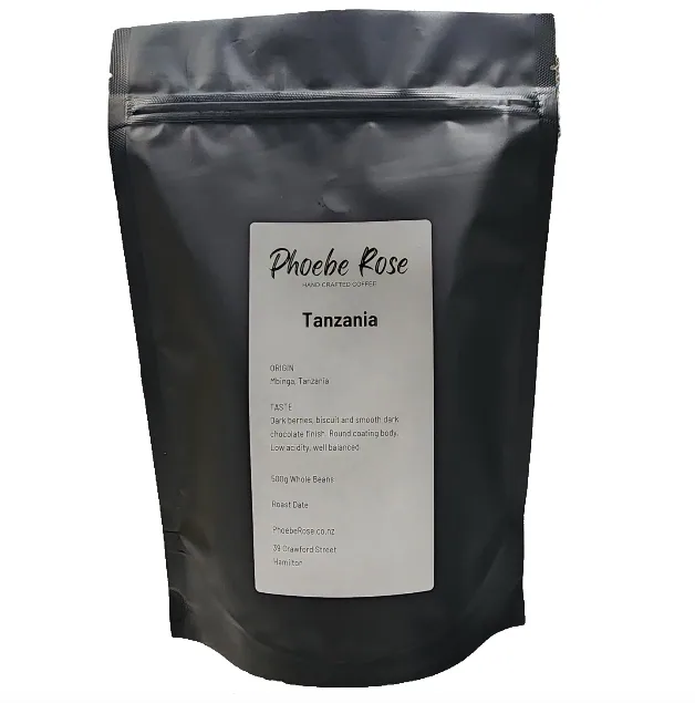 tanzania single origin coffee by phoebe rose coffee roaster