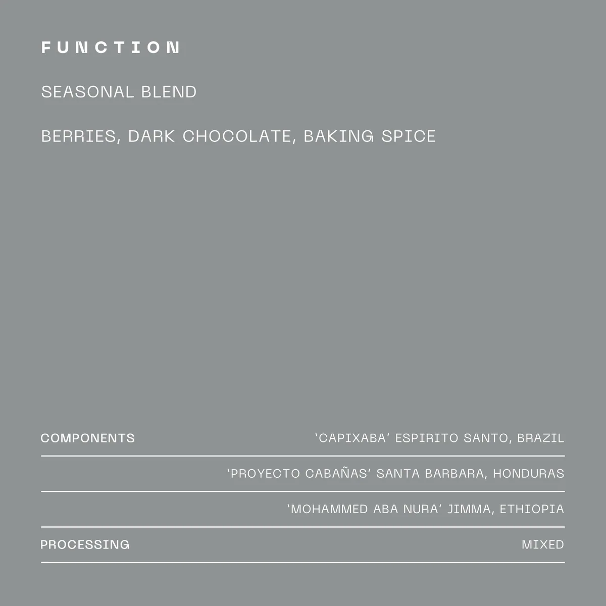 function coffee by hex coffee roasters