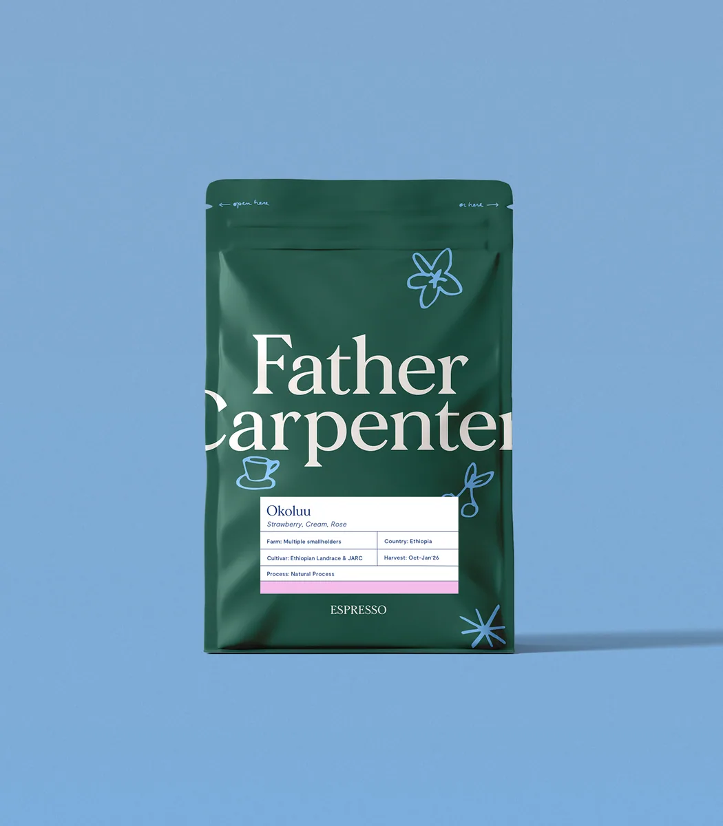 okoluu, ethiopia - espresso - ethiopia coffee by father carpenter