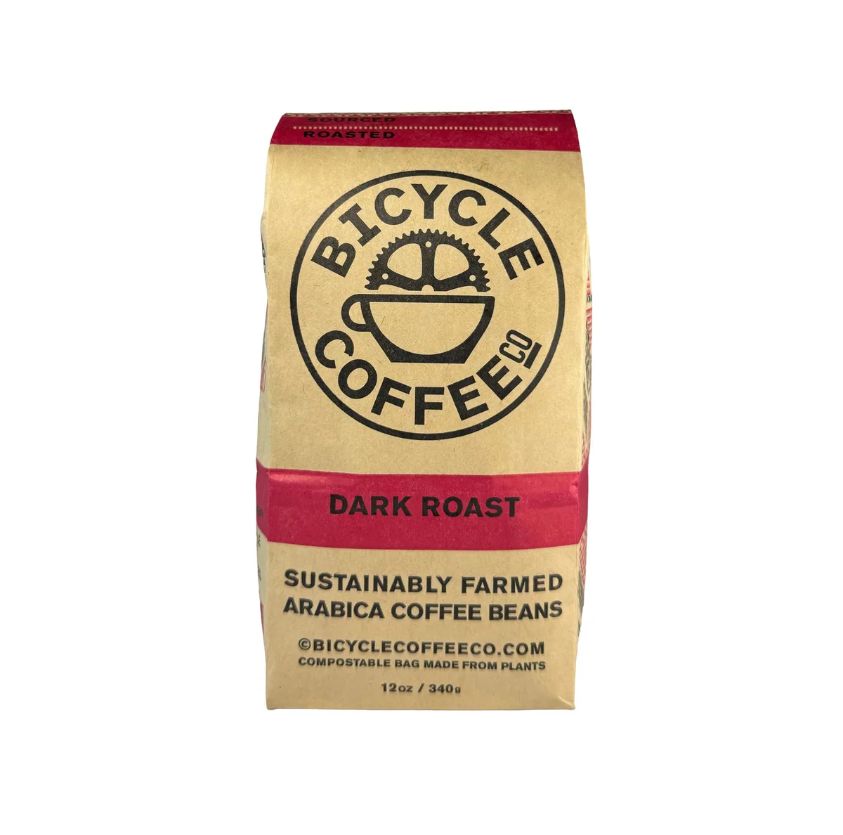 12 oz dark roast retail bag coffee by bicycle coffee