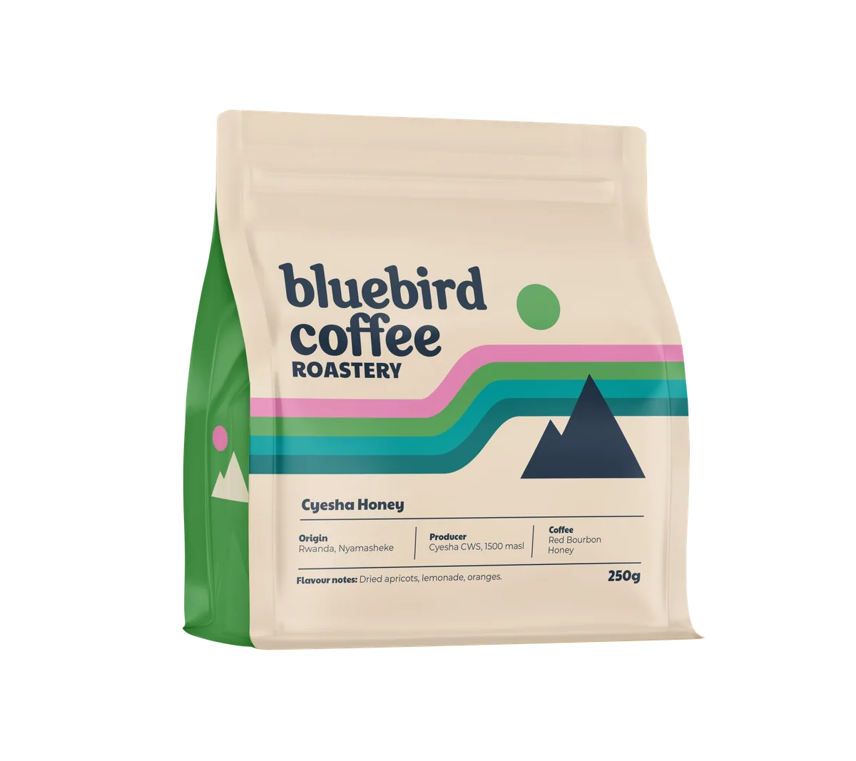 rwanda cyesha honey - rwanda coffee by bluebird coffee roastery