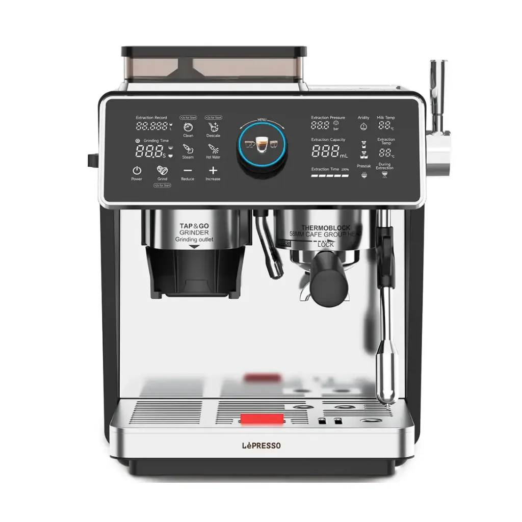 lepresso – viventé espresso dual boiler coffee machine - kenya + rwanda + tanzania + uganda coffee by baruch coffea products
