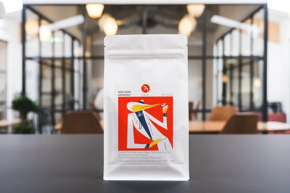 herchere espresso / washed / ethiopia coffee by fuglen coffee roasters