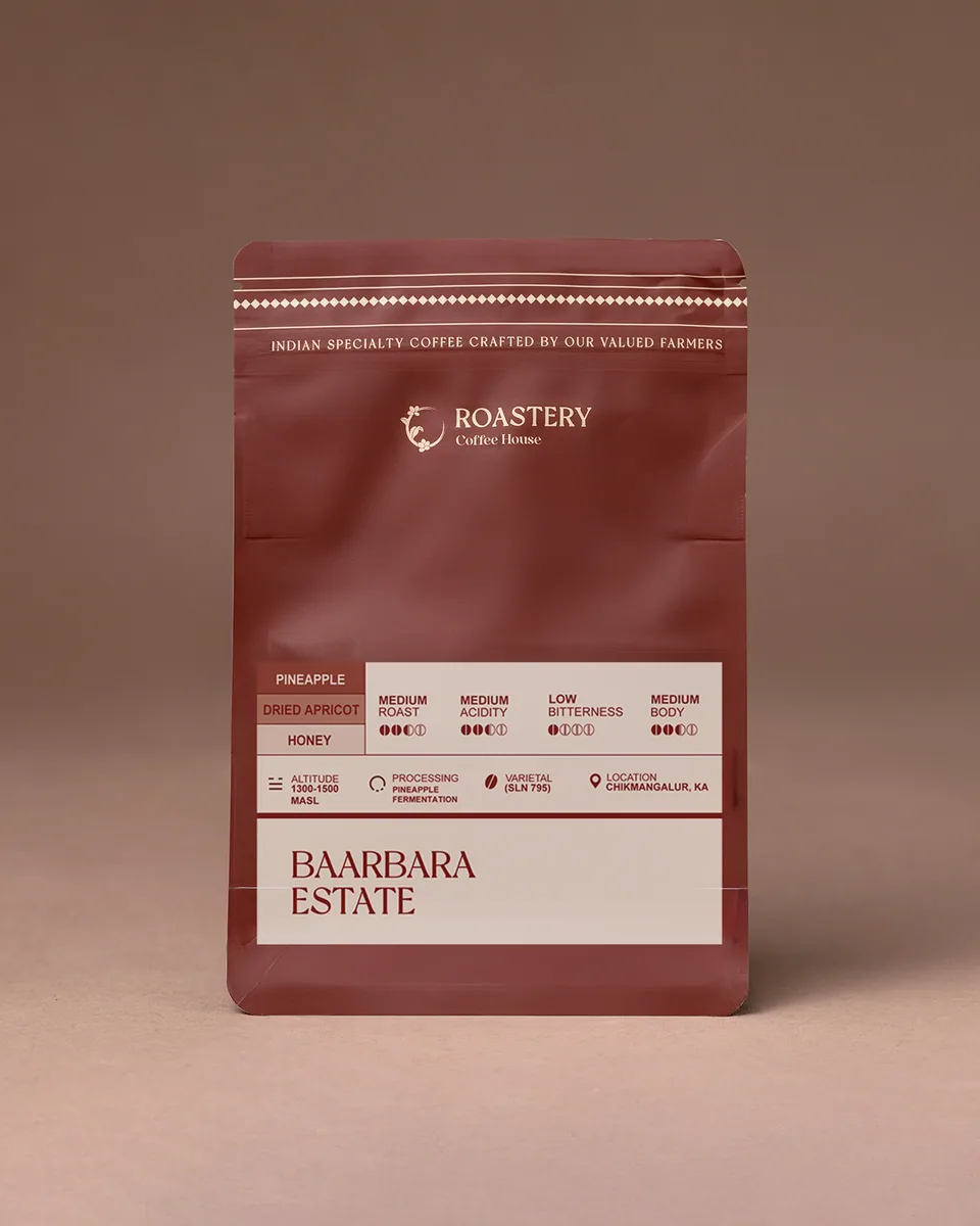 baarbara estate pineapple coffee by roastery coffee house