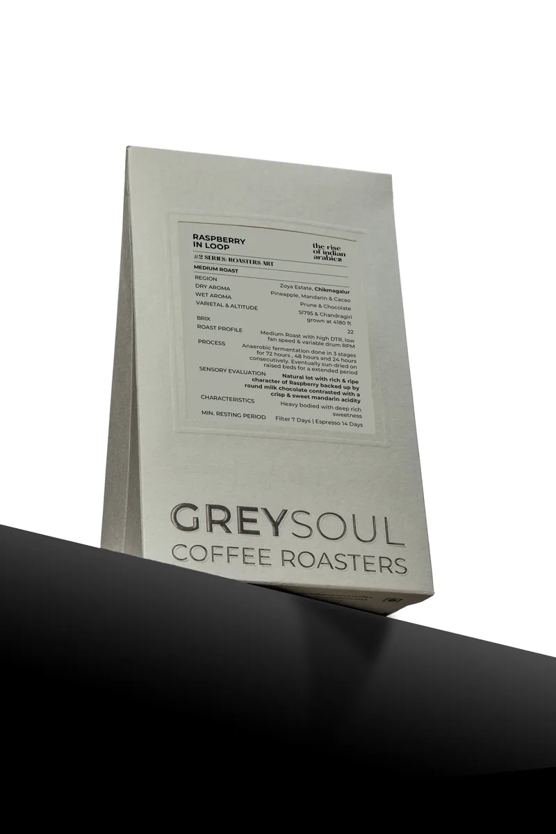 raspberry in loop coffee by grey soul coffee roasters (bandra west)