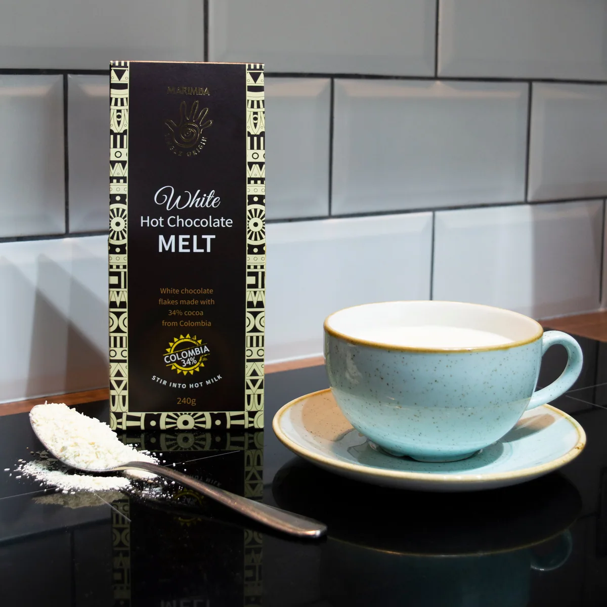 colombian white hot chocolate melt coffee by bohemia roasts