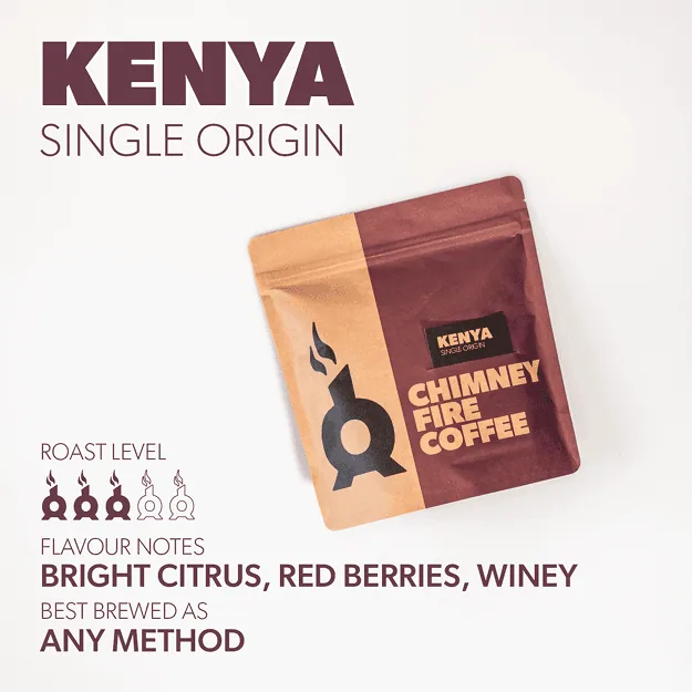 kenya ngoe ab coffee by chimney fire coffee