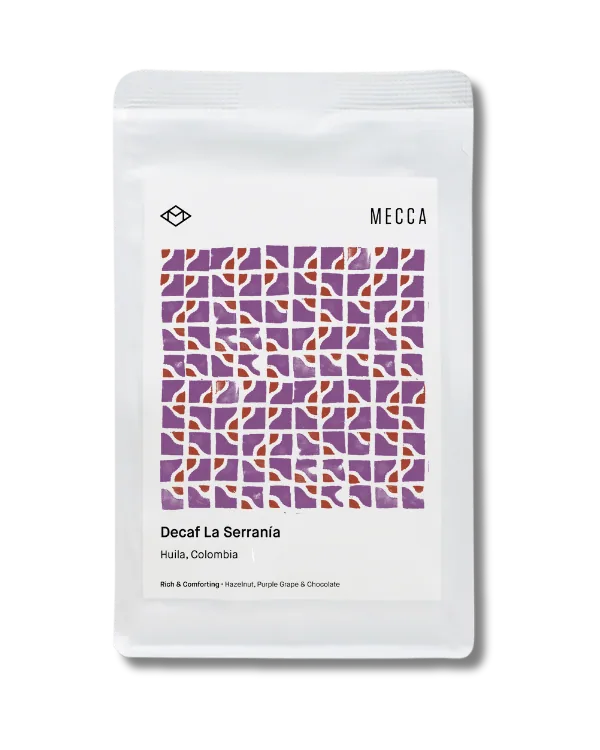 decaf la serranía coffee by mecca coffee - alexandria