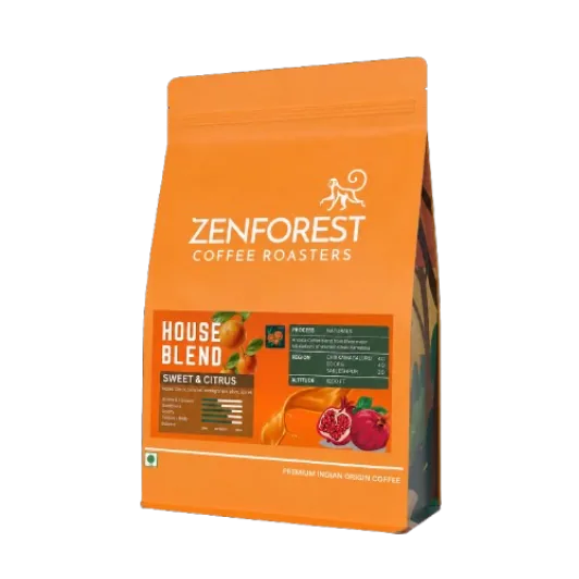house blend coffee by zenforest coffee roasters, sahakarnagar