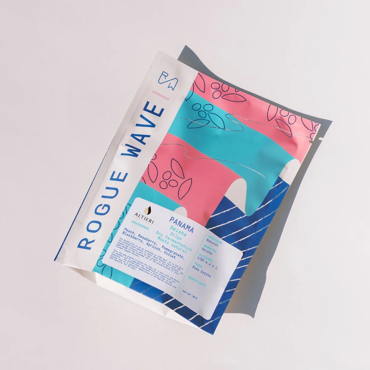 panama - altieri dilgo geisha | dry fermentation mosto natural - 100g - archived coffee by rogue wave coffee