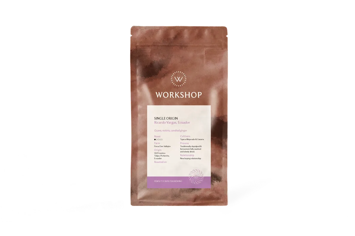 ricardo vargas coffee by workshop coffee (roastery)
