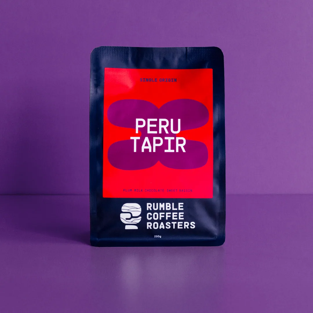 peru tapir espresso coffee by rumble coffee roasters hq - local pickup only