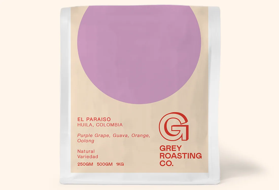 el paraíso, colombia, variedad - natural - colombia coffee by grey roasting co | the tasting room