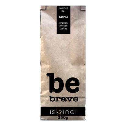 be brave blend - ethiopia + uganda coffee by exhale coffee roastery