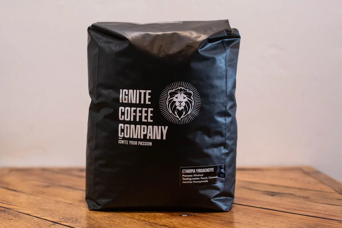 ethiopia yirgacheffe kochere coffee by ignite coffee company