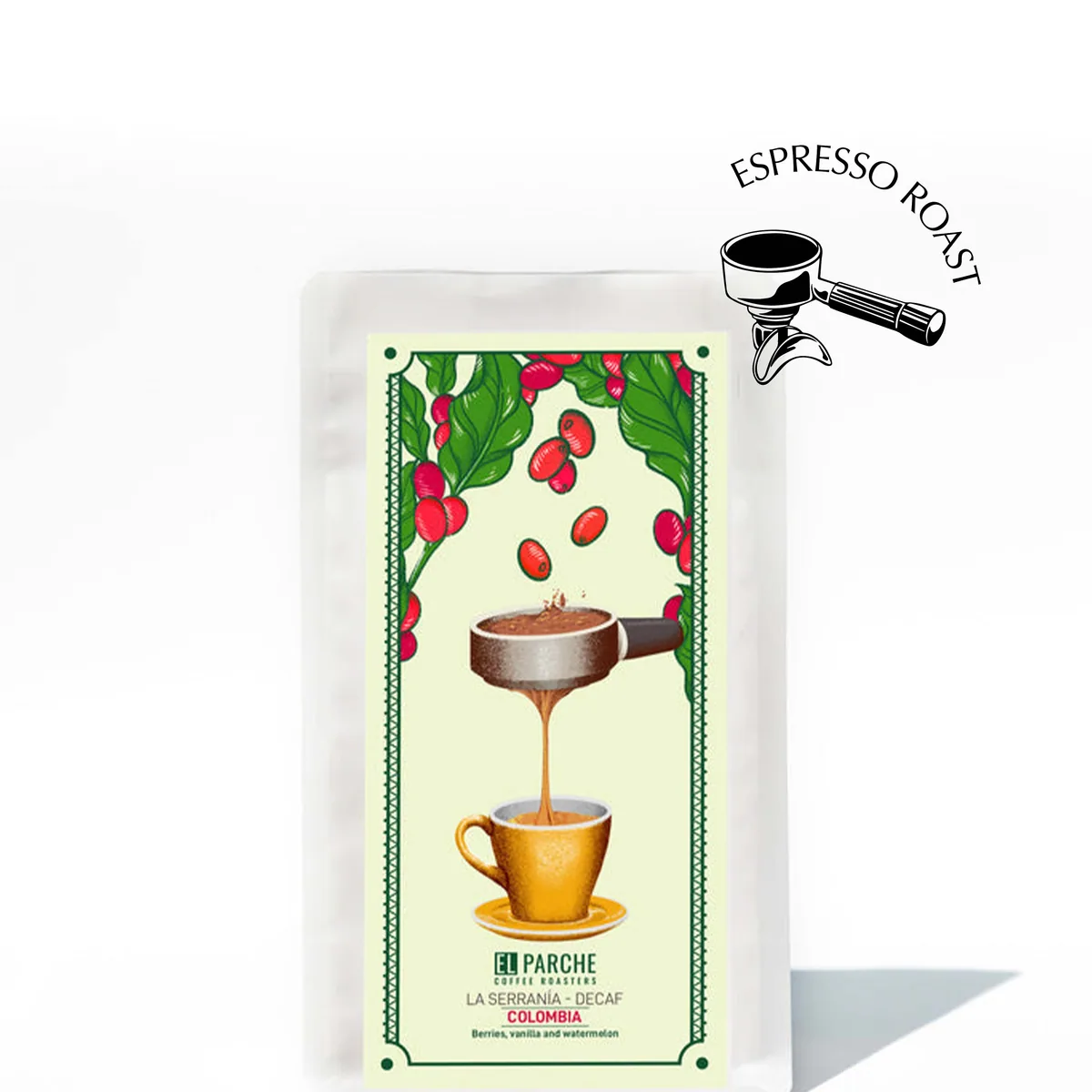 la serranía - decaf - single origin - colombia coffee by el parche coffee roasters cafe