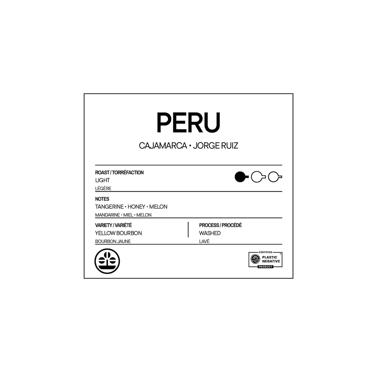 peru yellow bourbon, jorge ruiz | washed coffee by agro coffee roasters
