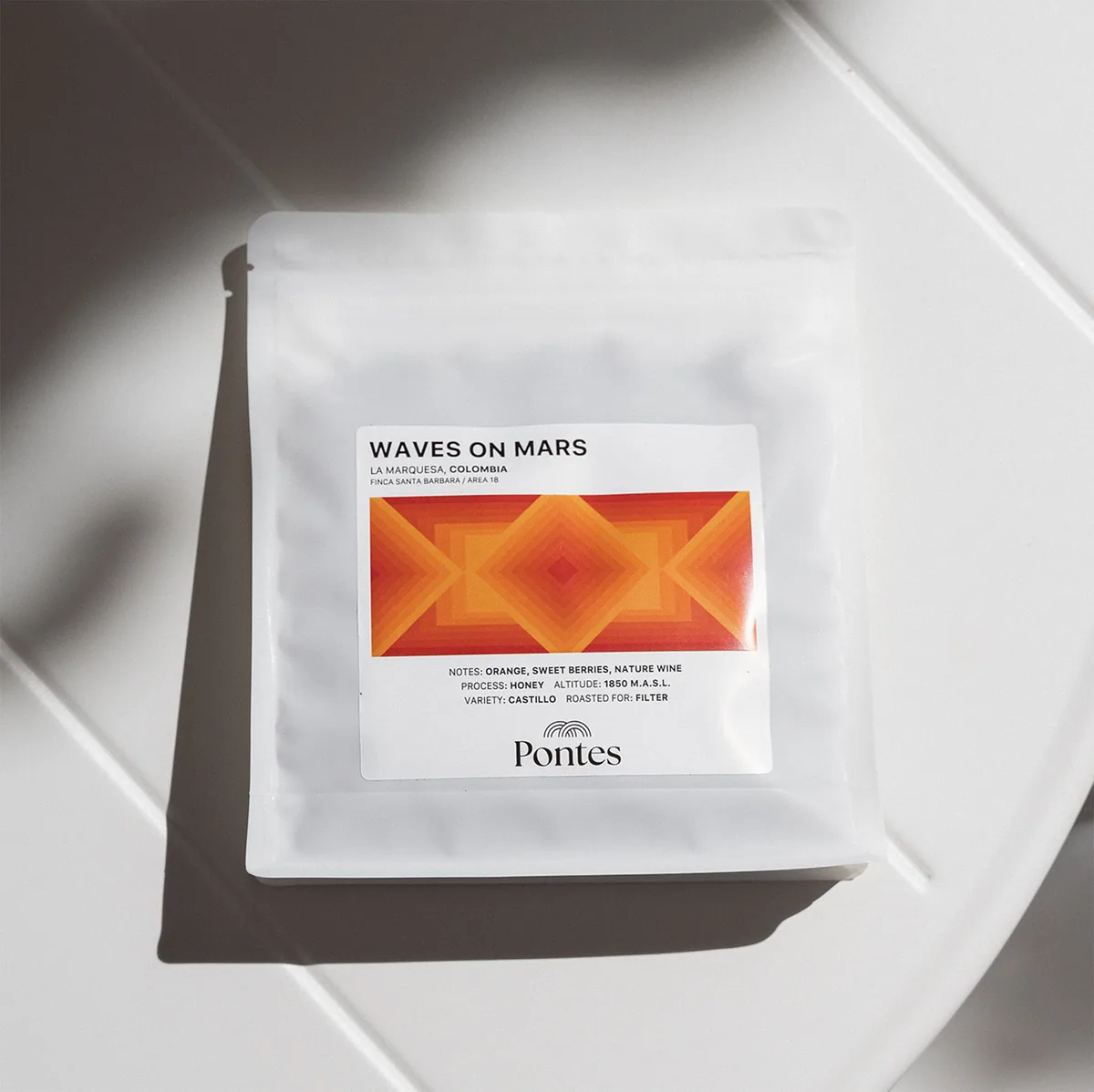 waves on mars - colombia + honduras coffee by pontes roastery & coffee bar