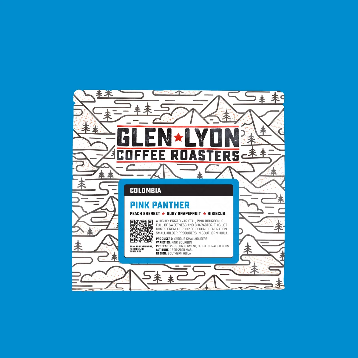 colombia pink panther coffee by glen lyon coffee roasters