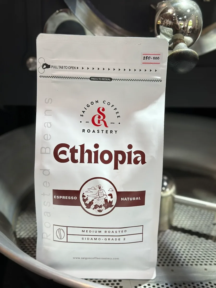 cà phê ethiopia sidamo (500gr) coffee by saigon coffee roastery
