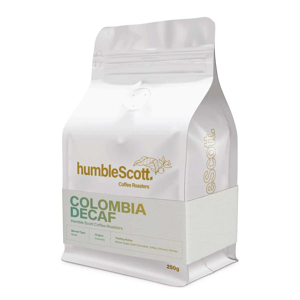colombia decaf coffee by humble scott coffee roasters