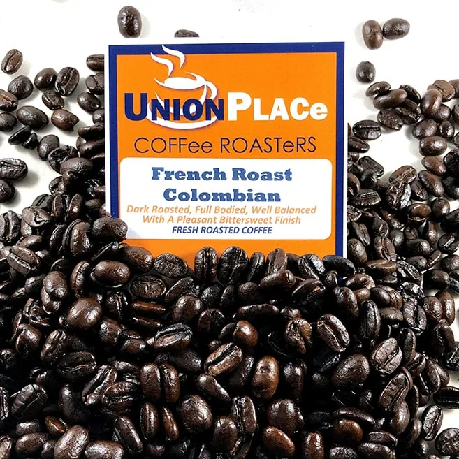 organic french roast colombian - colombia + brazil + vietnam coffee by union place coffee roasters
