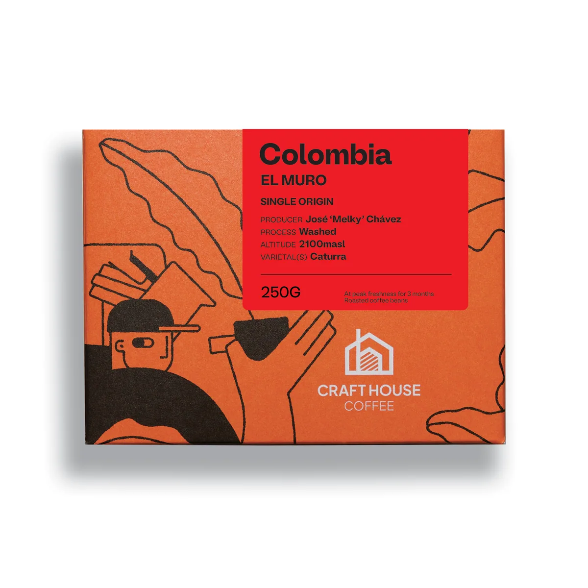 colombia el muro coffee by craft house coffee