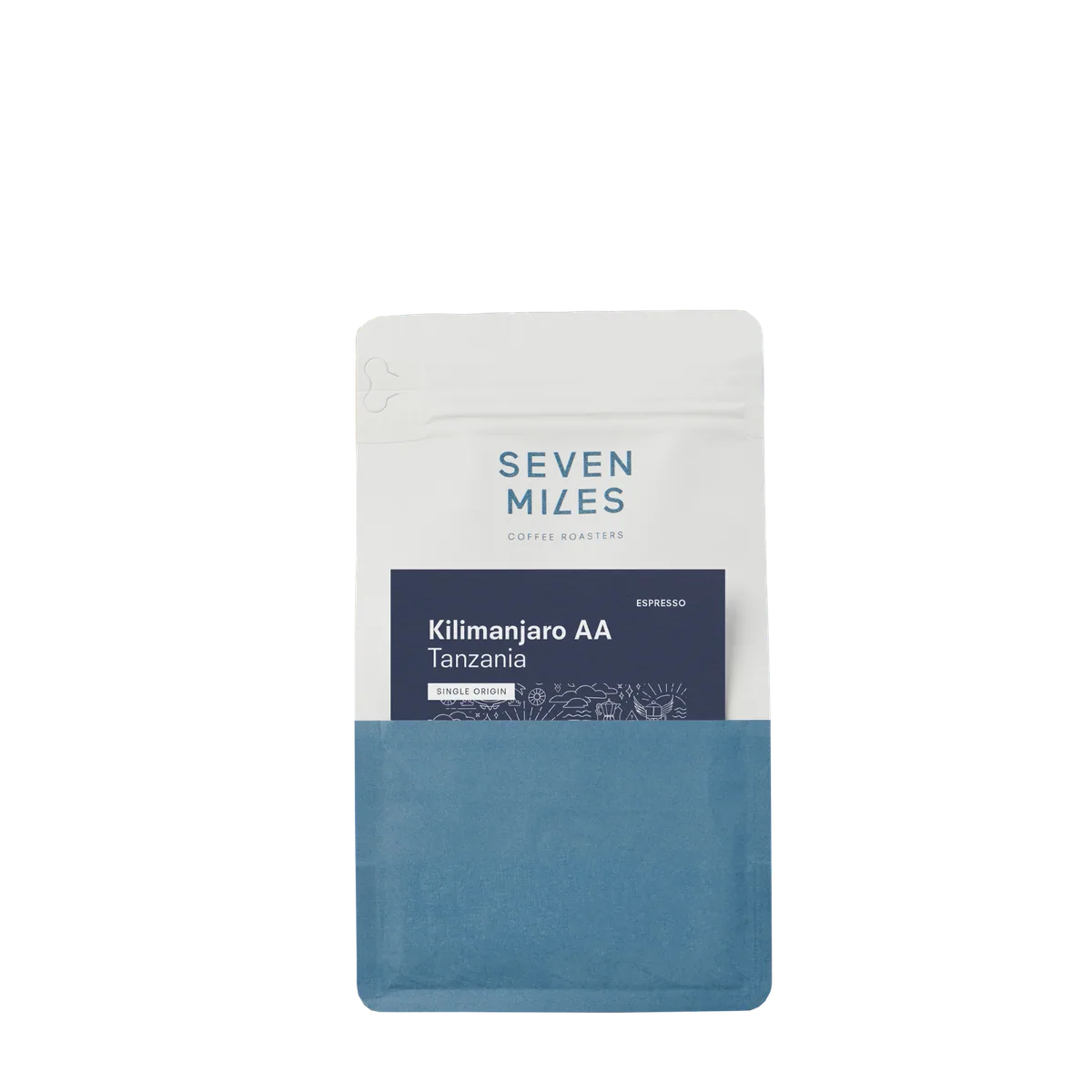 tanzanian kilimanjaro aa coffee by seven miles coffee roasters