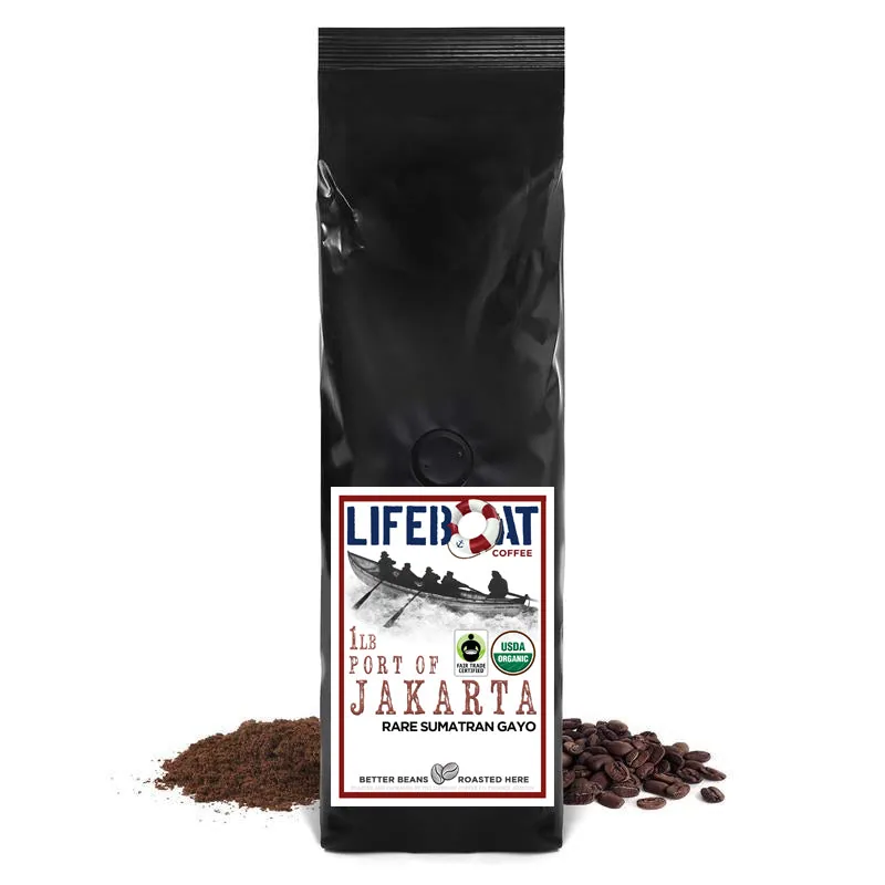 5lb port of jakarta sumatran gayo coffee by lifeboat coffee co