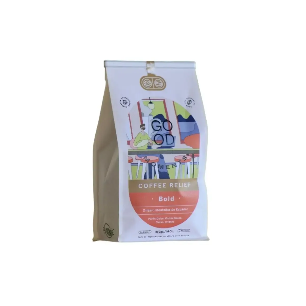 bold relief – 1 lb - ecuador coffee by coffee relief - specialty coffee shop & roasters - café de especialidad