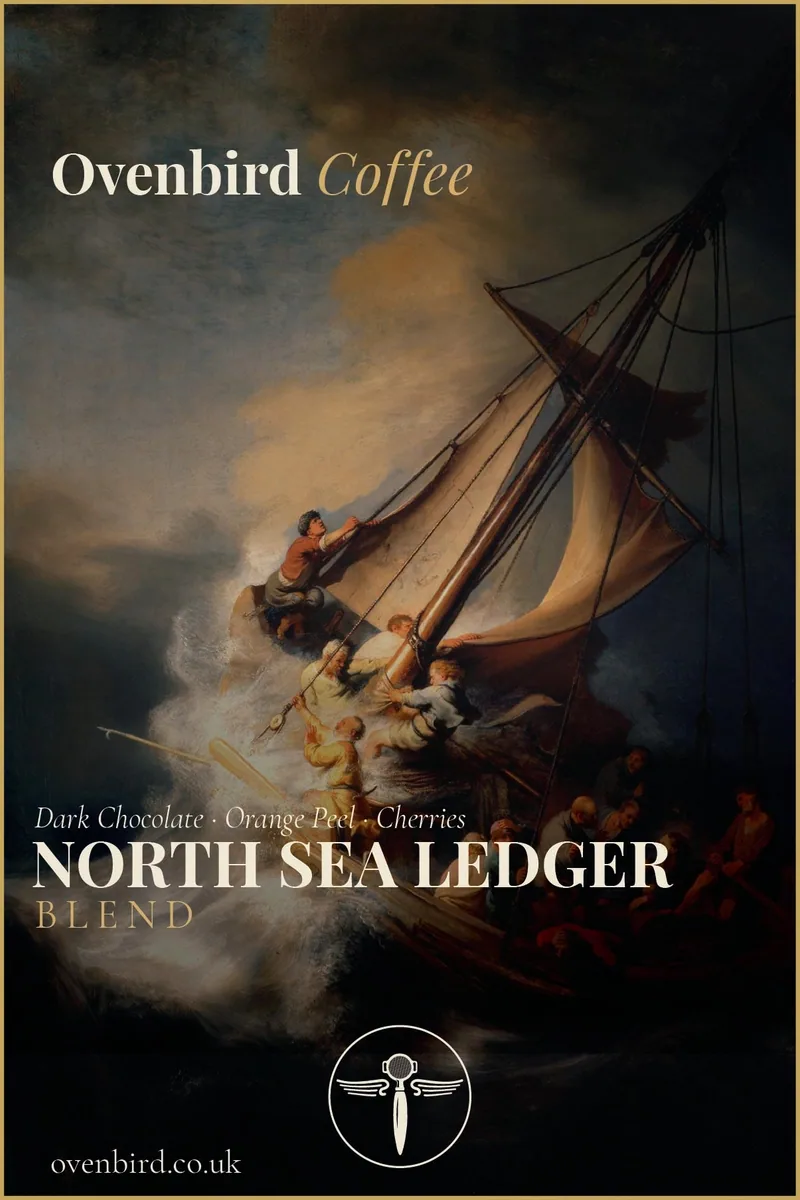 north sea ledger (coral coast blend) coffee by ovenbird coffee roasters