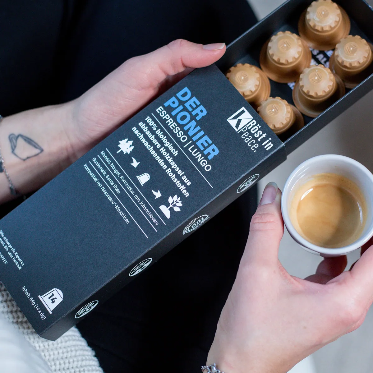 kapseln "der pionier" coffee by die kaffeerei stadtpark