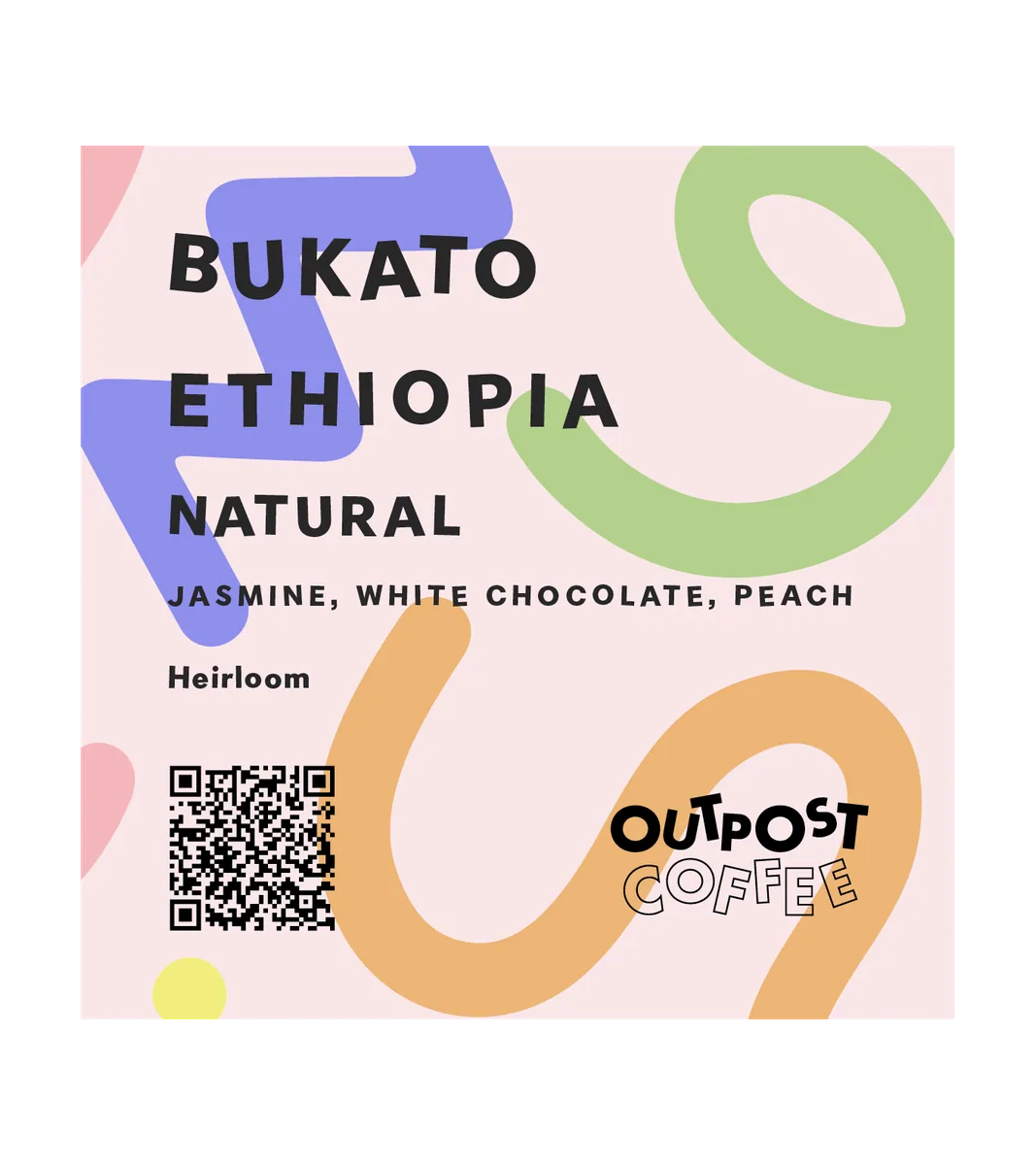 bukato, natural, ethiopia coffee by outpost coffee roasters
