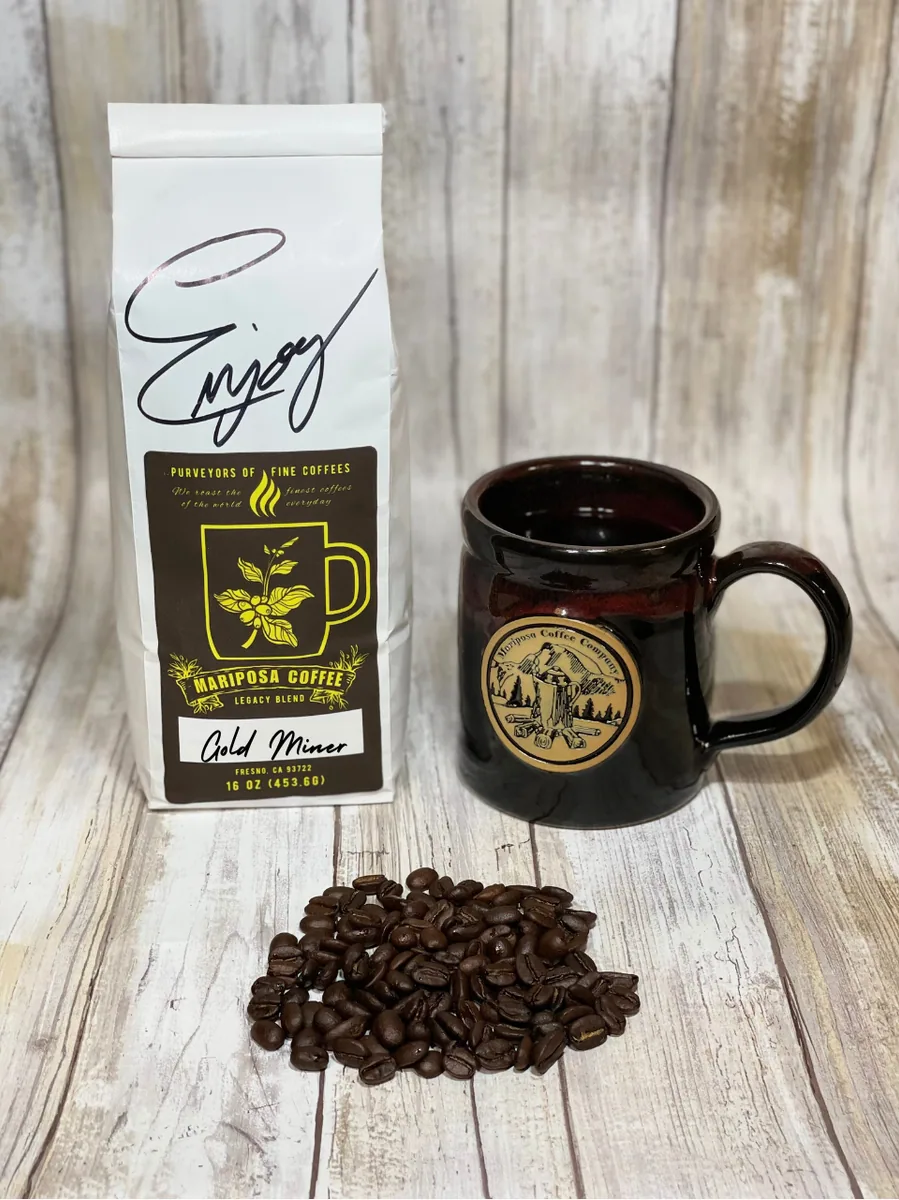 gold miner coffee by mariposa coffee company