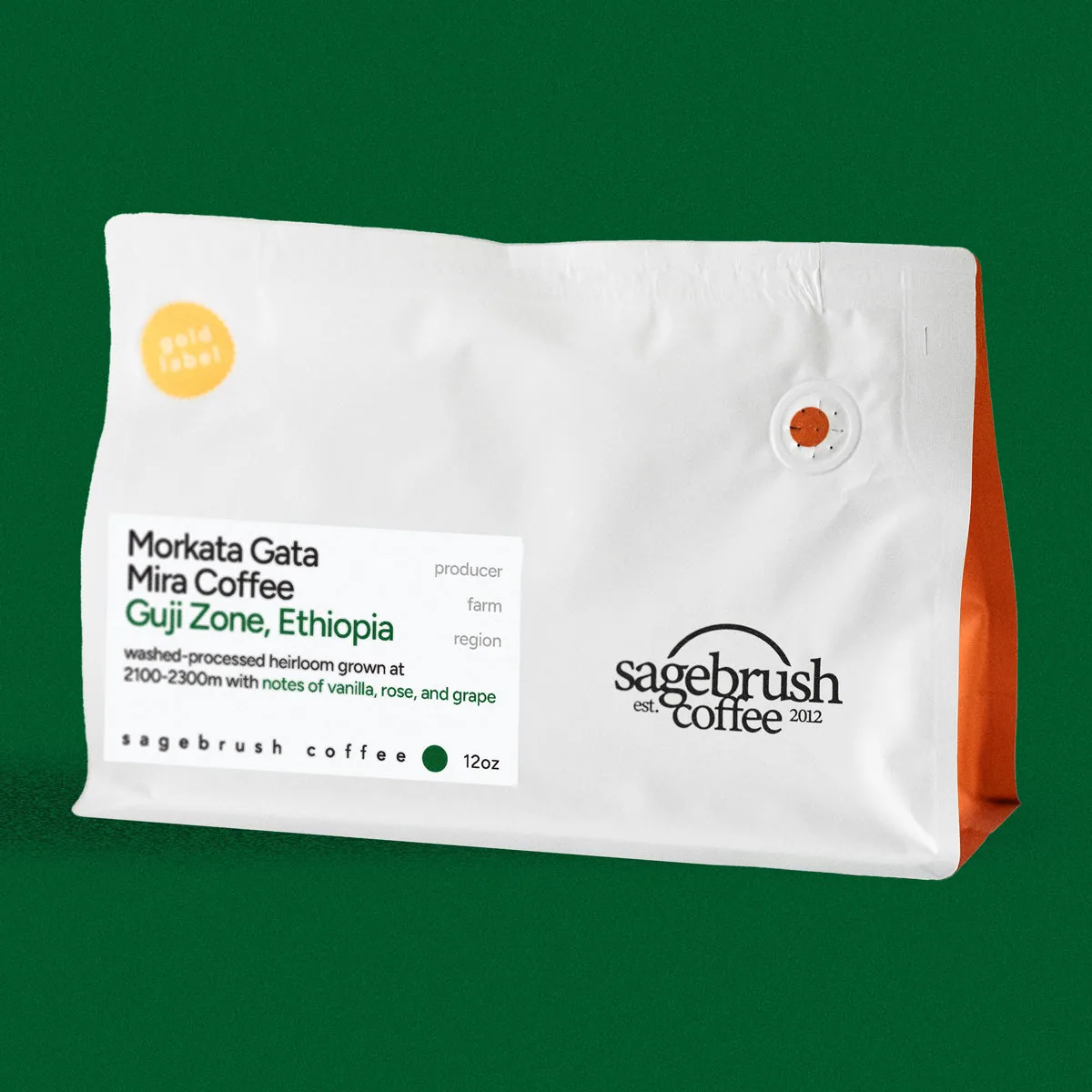 morkata gata • washed-processed guji heirloom coffee by sagebrush coffee shop & roastery