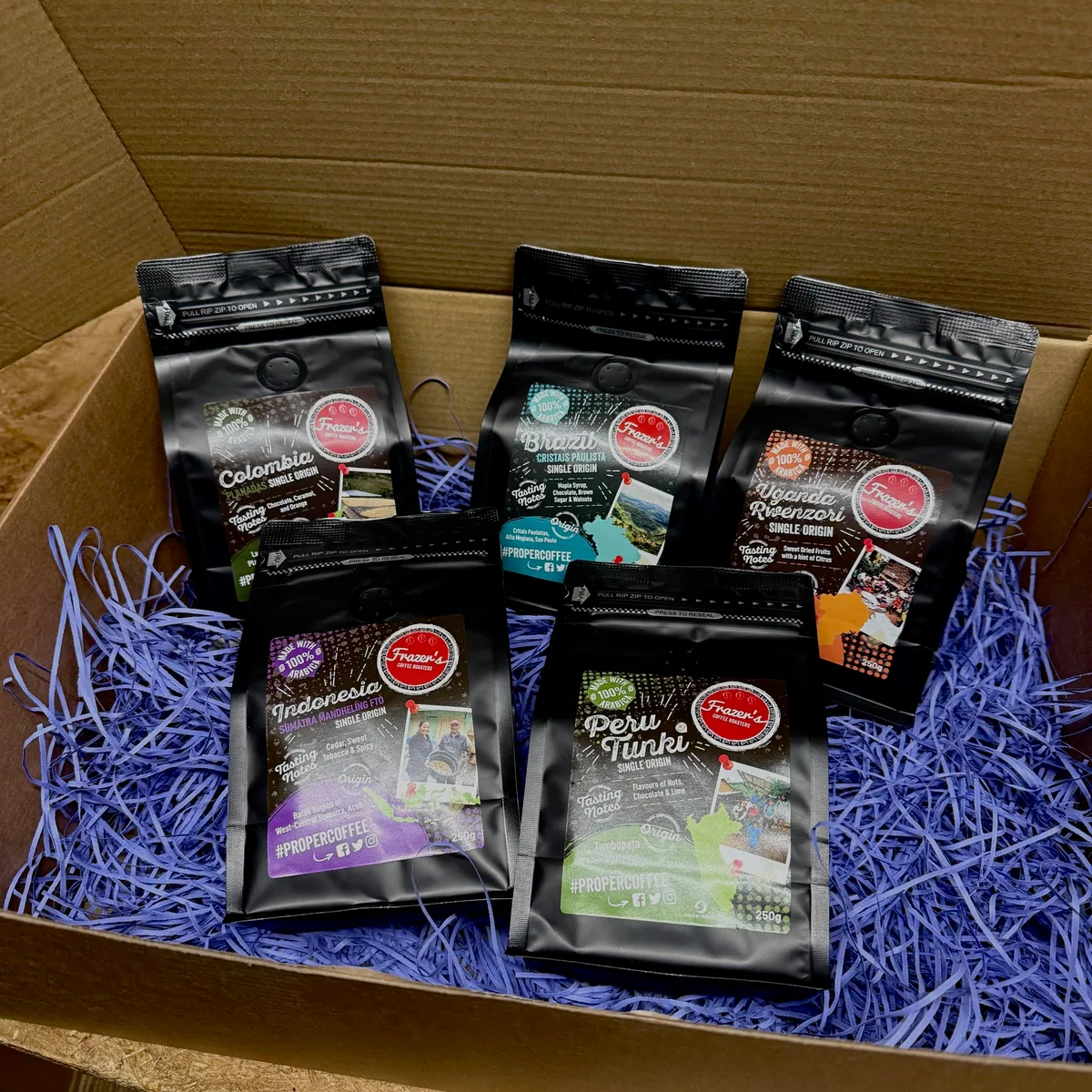 origin box coffee by frazer's coffee roasters